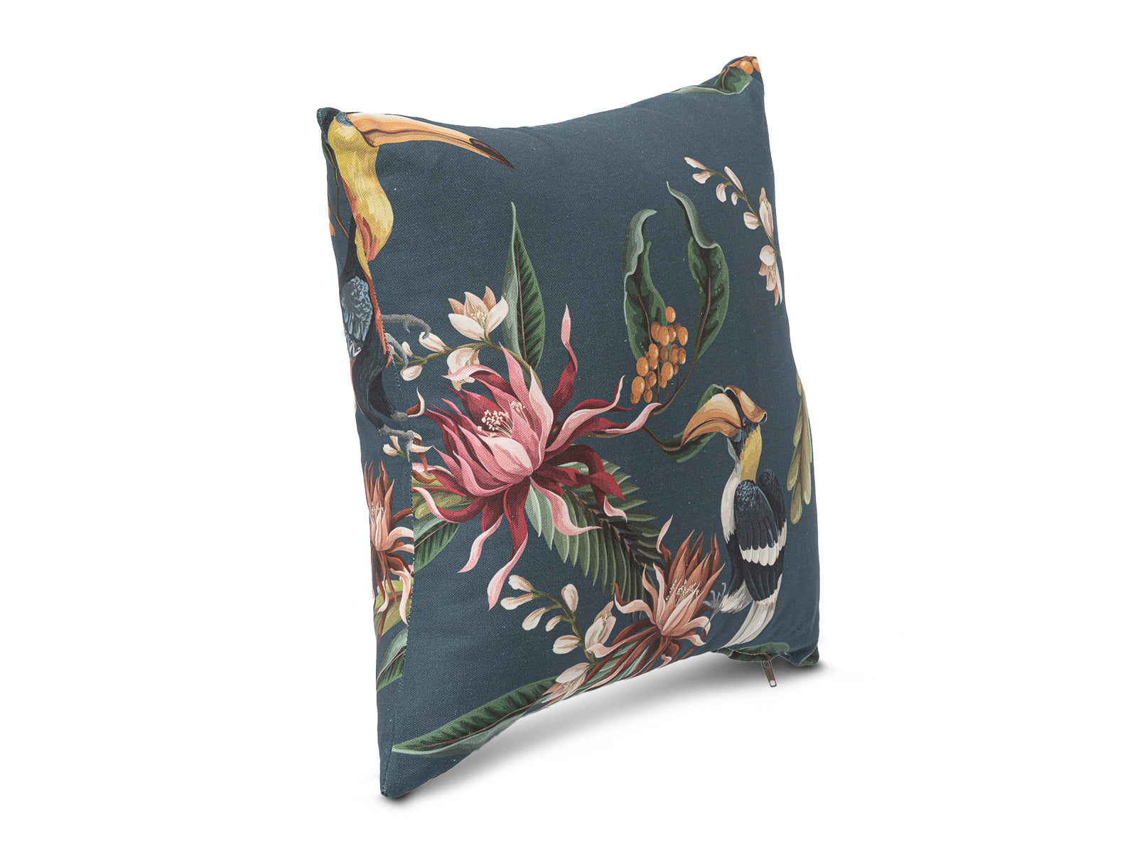 Cojin Poliester Estampado Indigo Azul