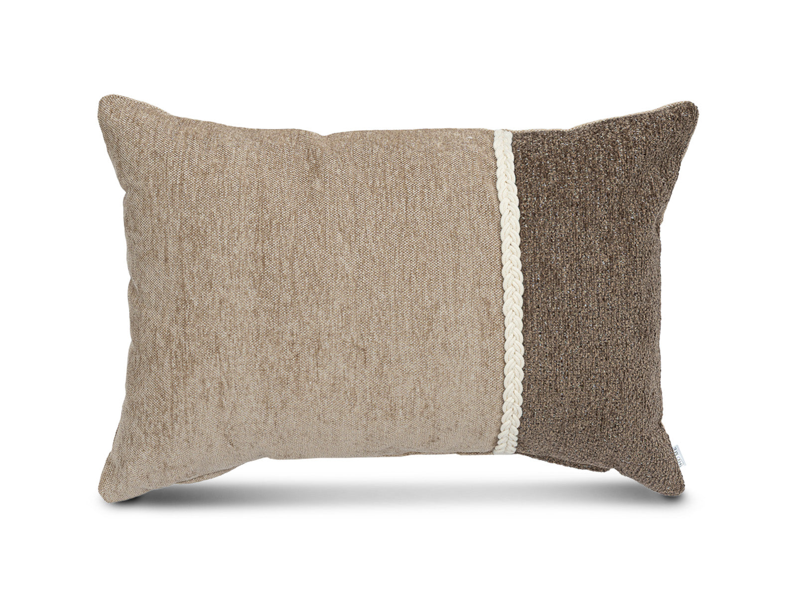 Cojin Poliester Raices Beige