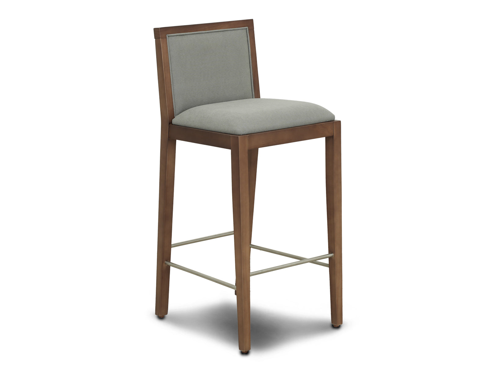 Taburete Bar French Cenizo #Color_Gray"T36918"