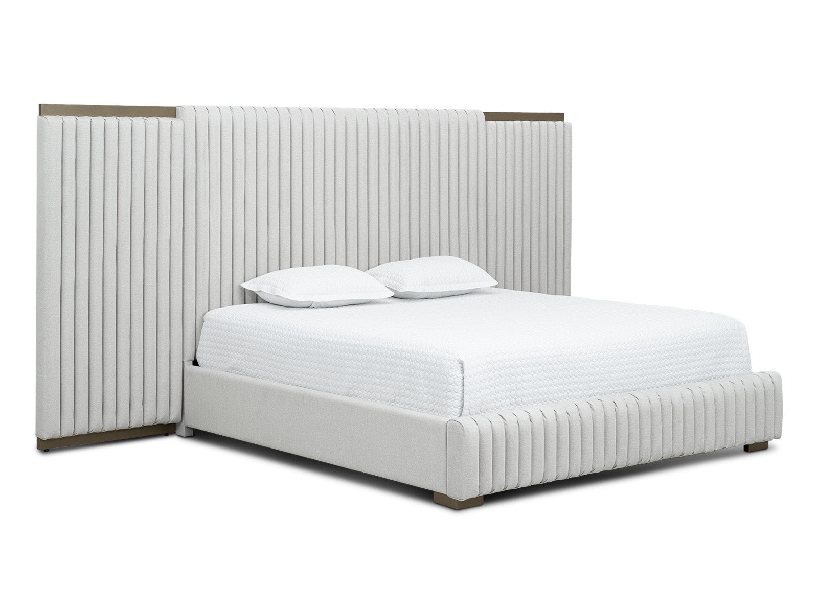 Cama Kioto Paneles Laterales #Color_Gainsboro"T48901"