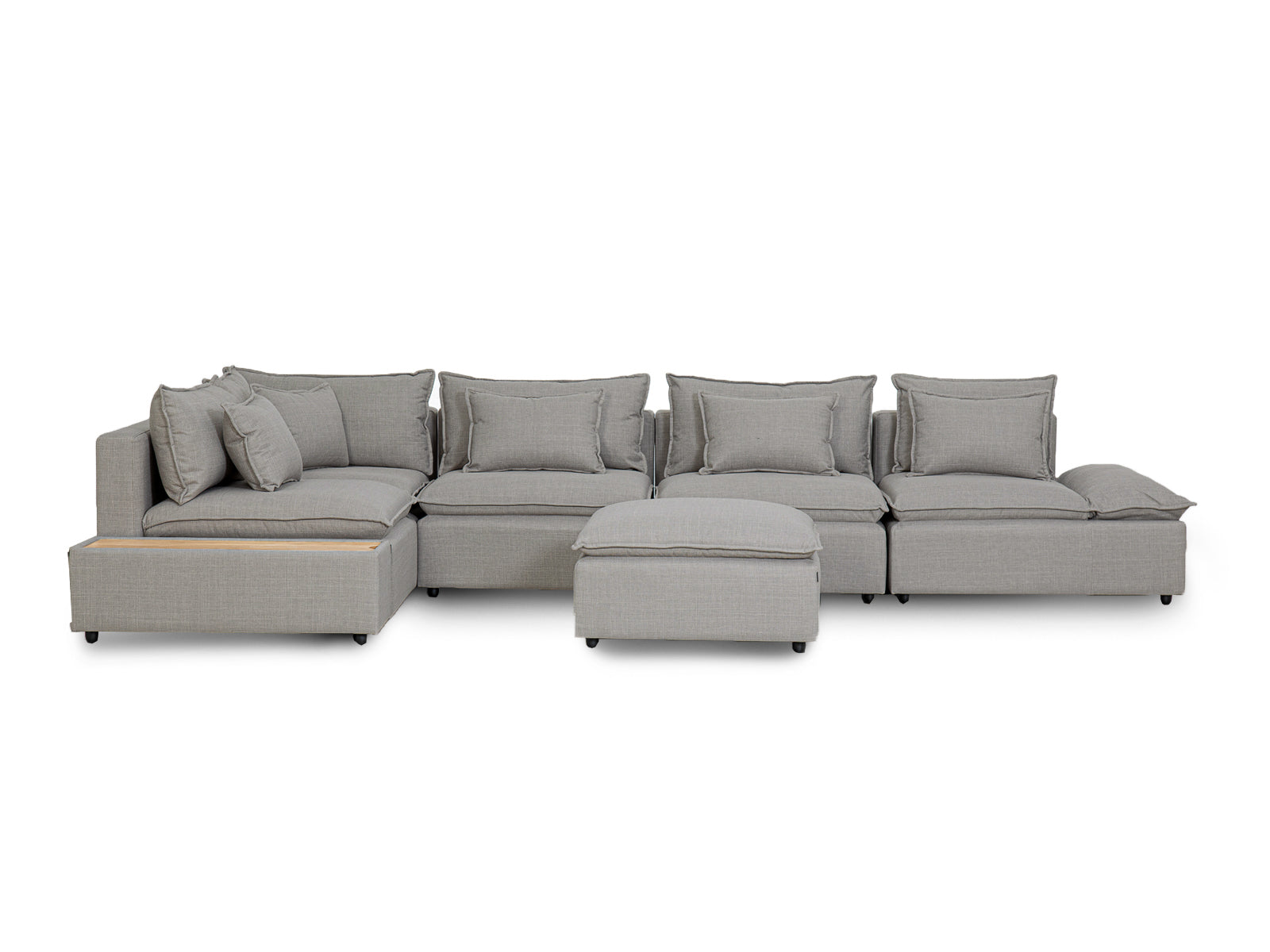 Sala Bella Modular 7P #Color_Silver"T36914"