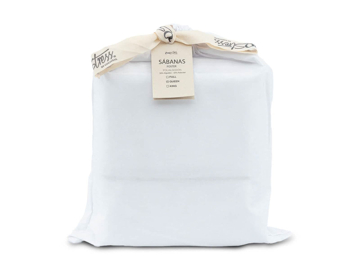 Sabana de Polialgodon #Color_Blanco