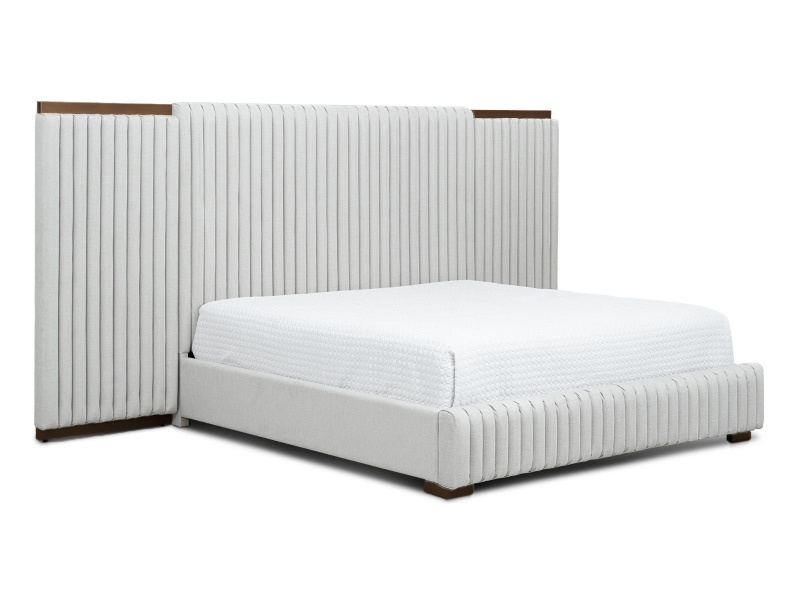 Cama Kioto Paneles Laterales Moka