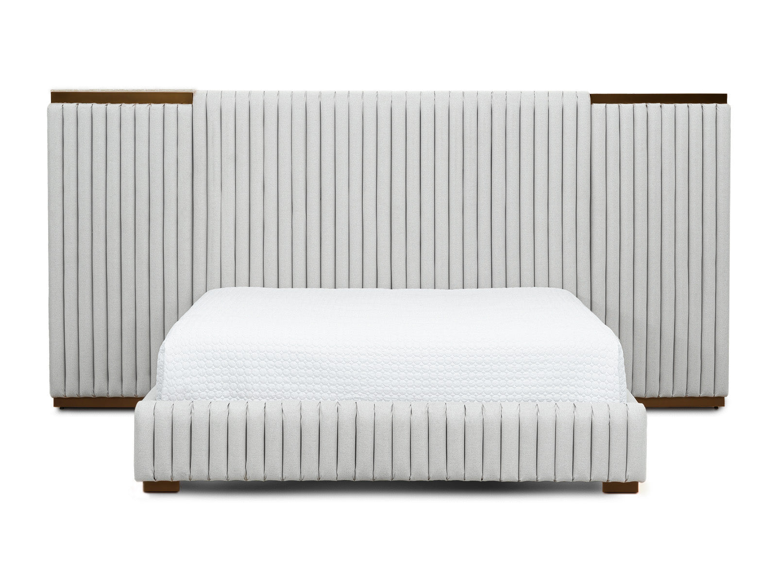 Cama Kioto Paneles Laterales Moka