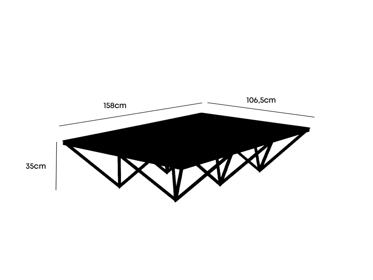 Mesa Centro Nest XL Bronce