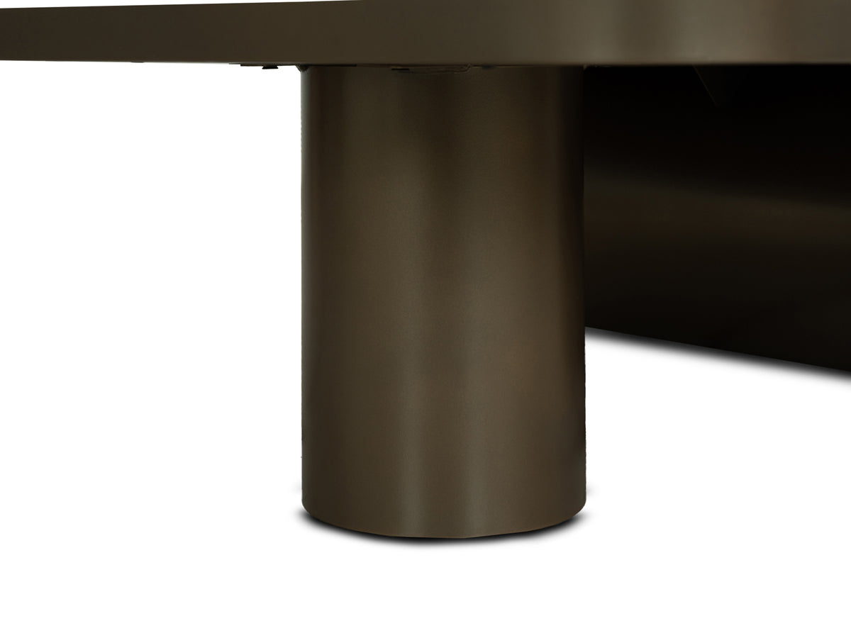 Mesa Centro Sky Metal Bronce