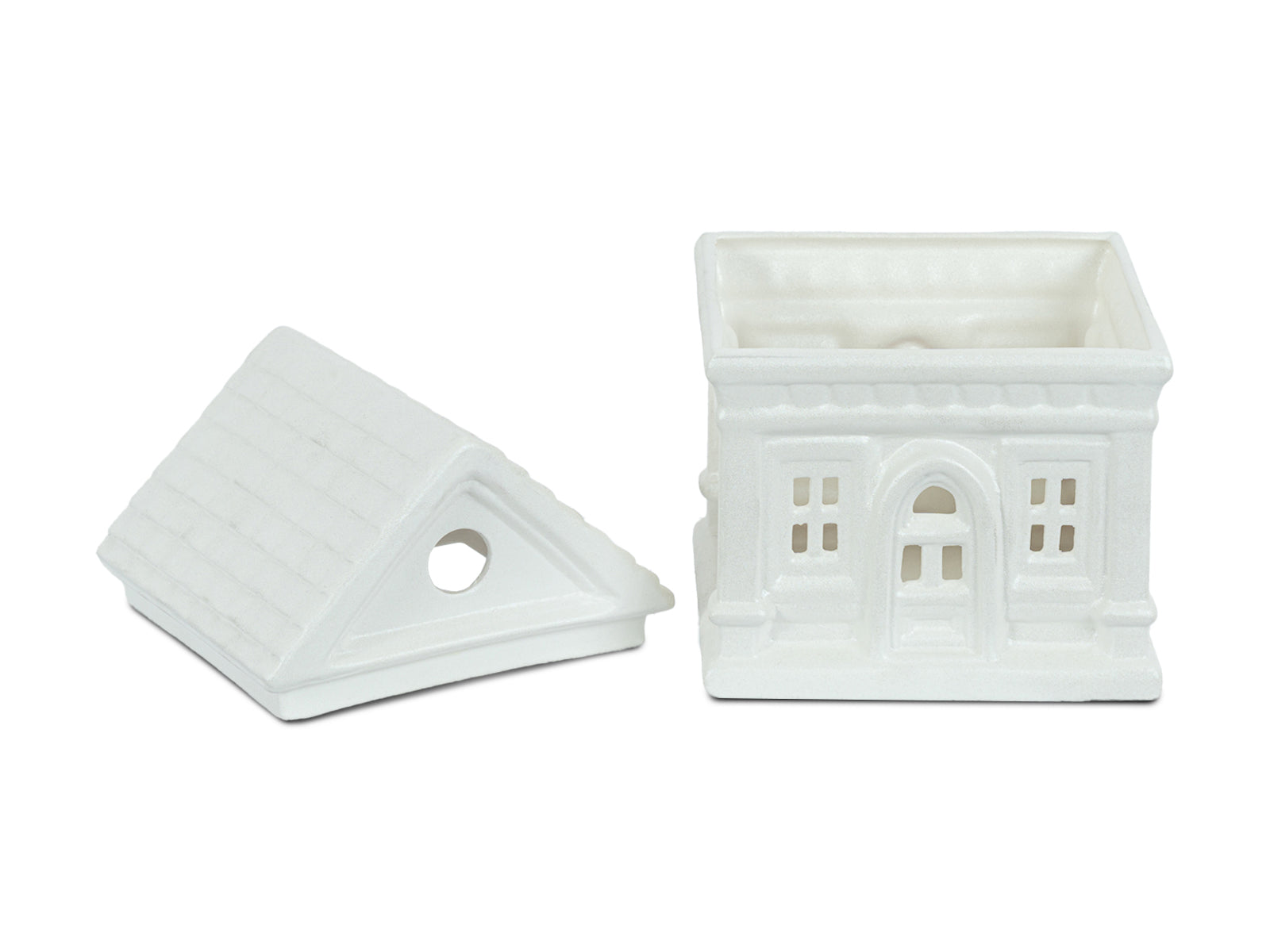 Figura Navidad Casa Almacenamiento