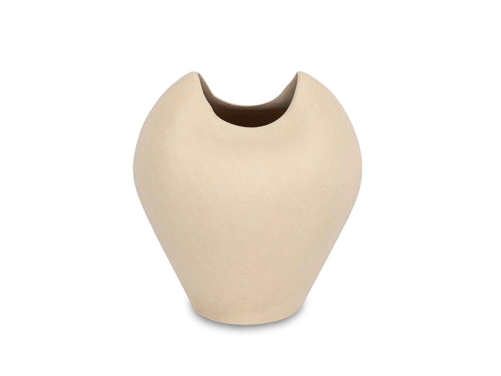 Florero Organic 30cm Beige