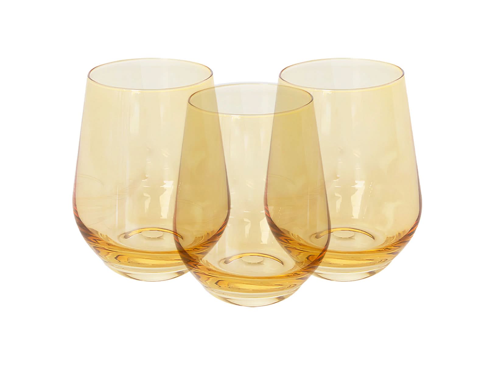 Vaso de Vidrio Anaranjado Warenhouse