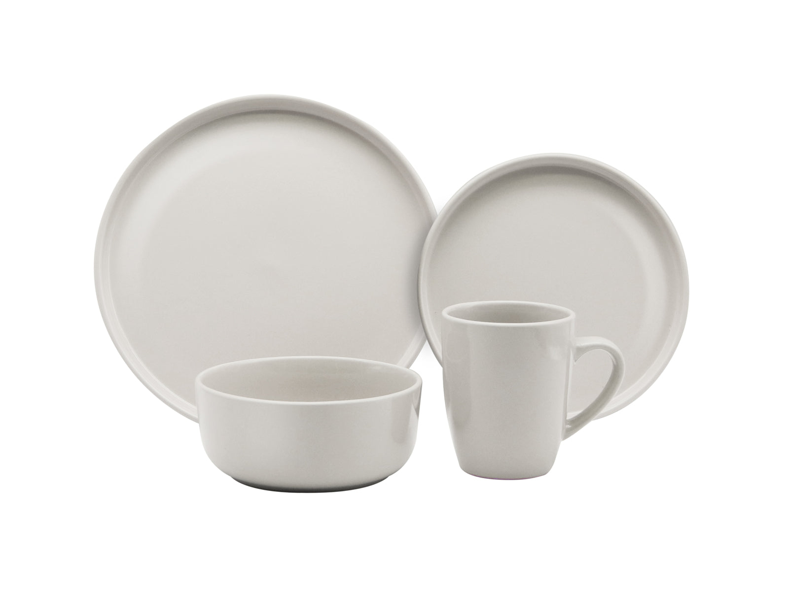 Set Vajilla Cuadrada 16pcs Warenhaus Menaje     