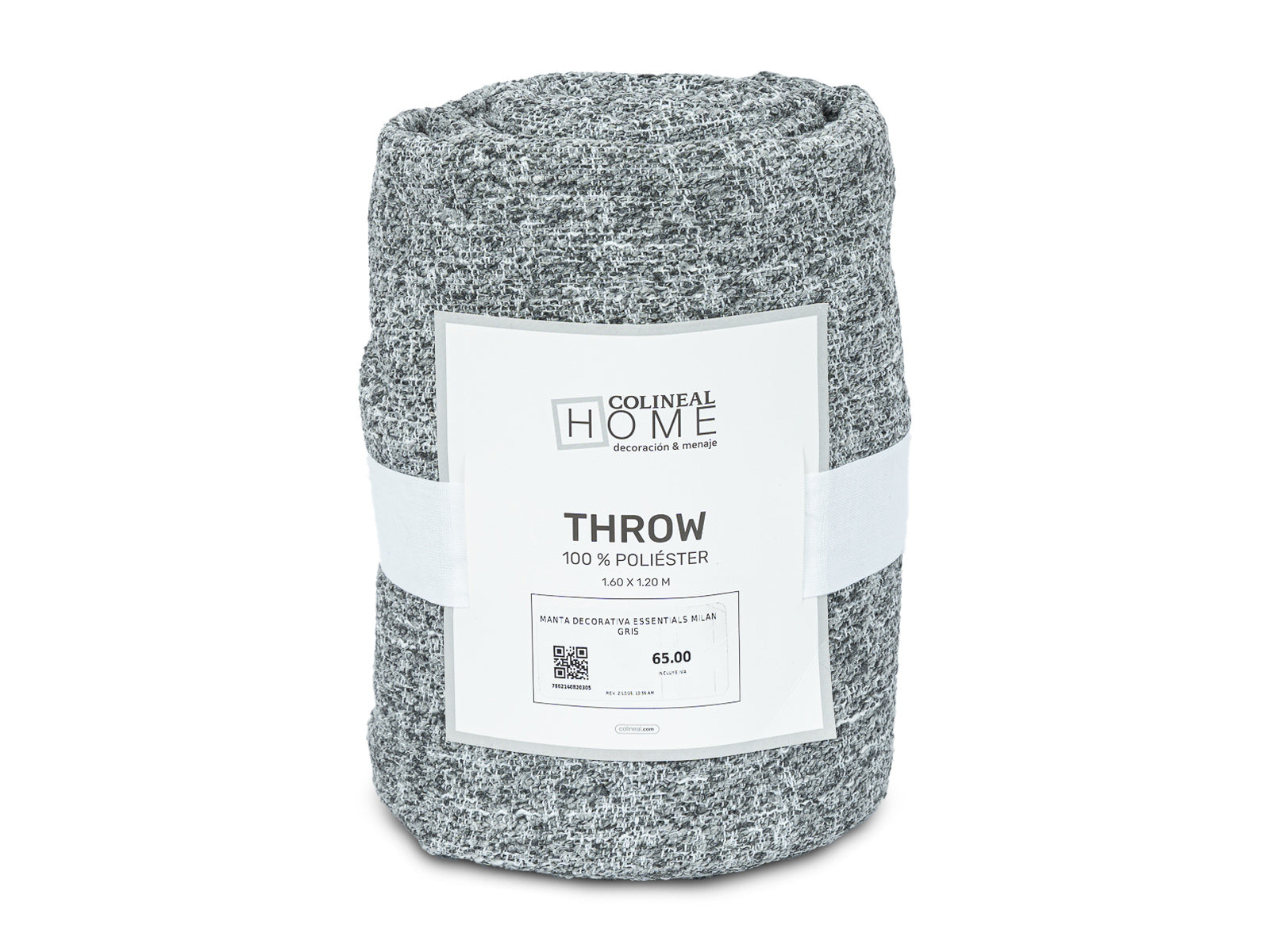 Manta Decorativa Essentials Gris