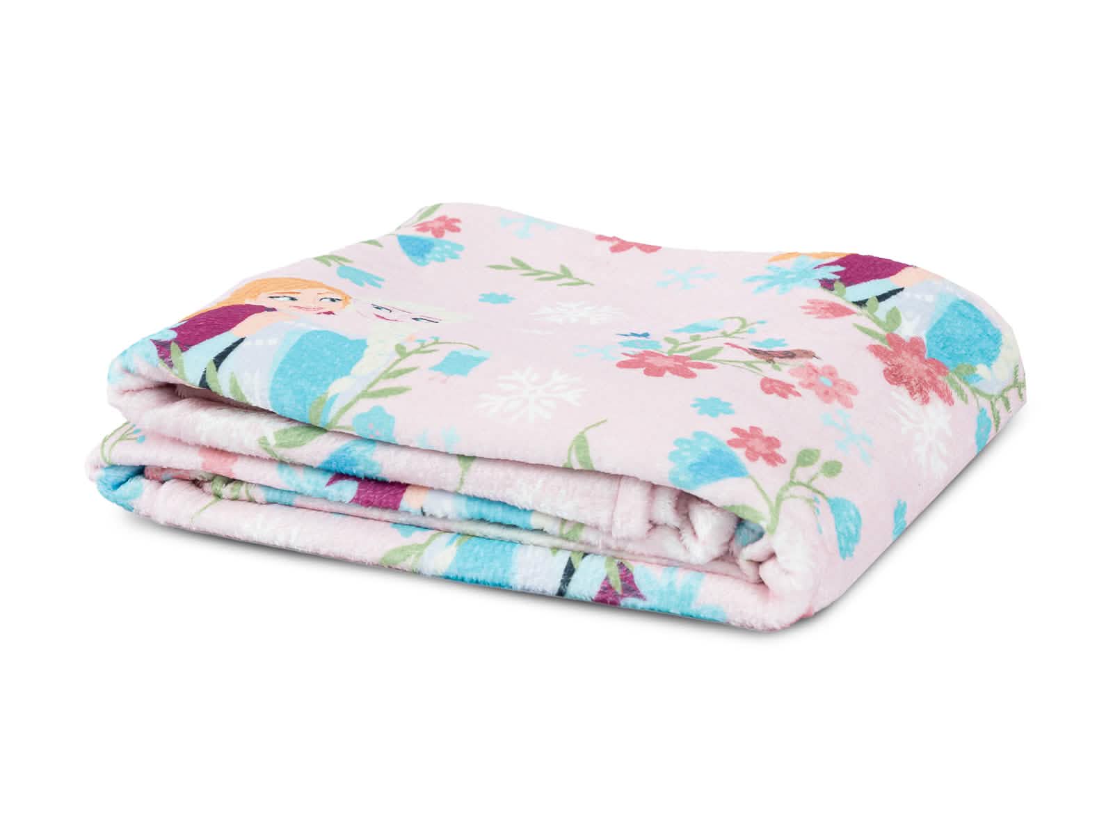 Cobija Frozen Elsa y Anna Rosada