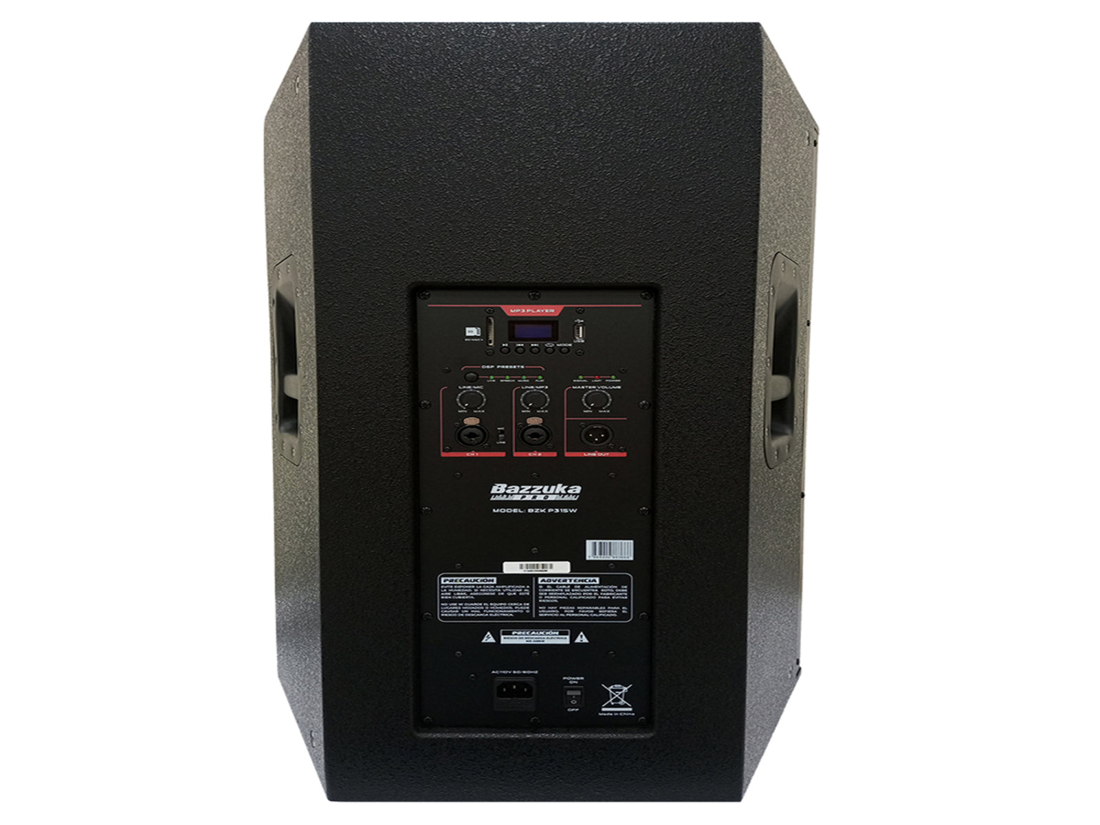 Parlante Profesional 500W Bazzuka