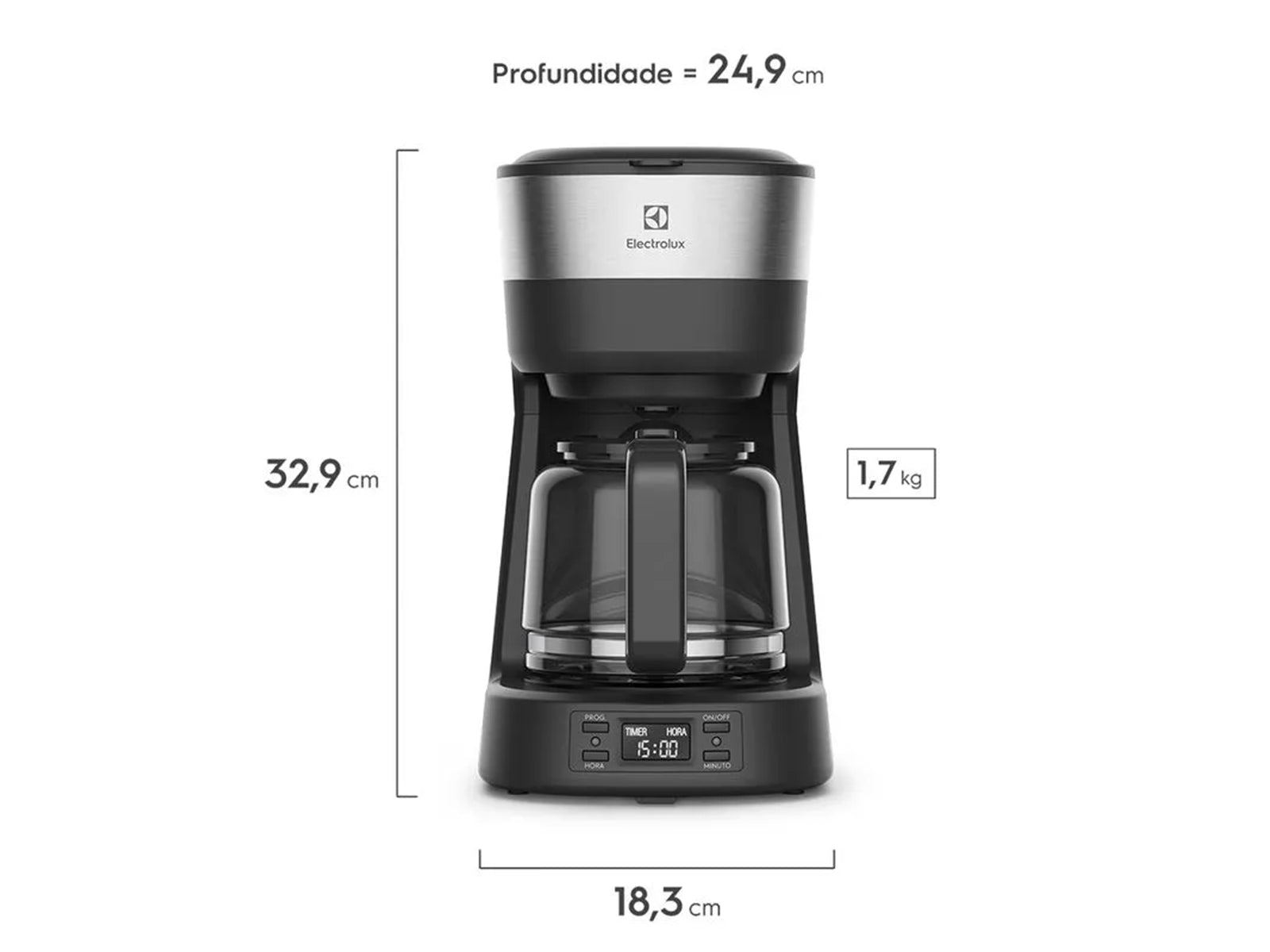 Cafetera 12 Tazas Electrolux