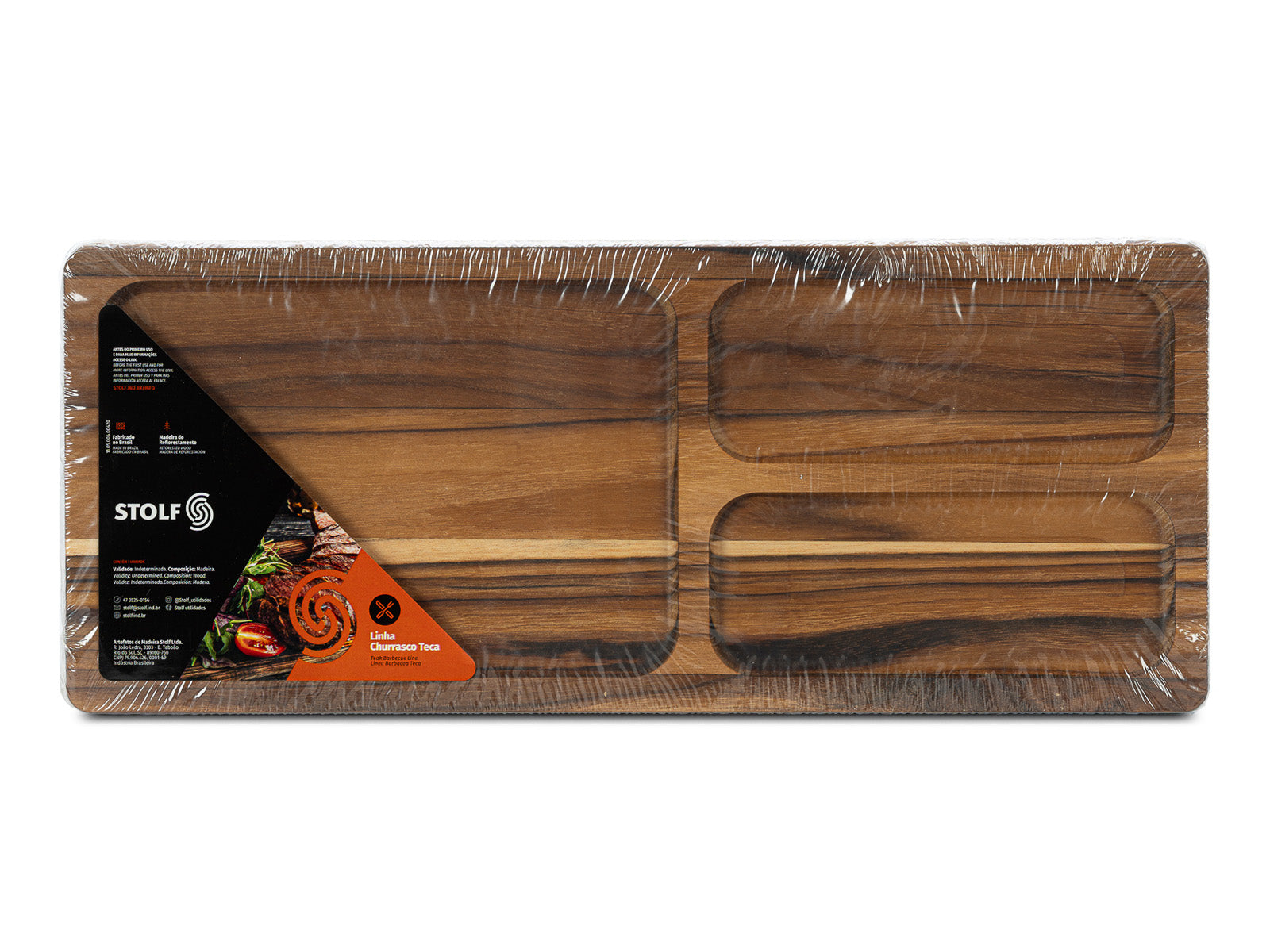 Tabla De Servir Teca Rectangular