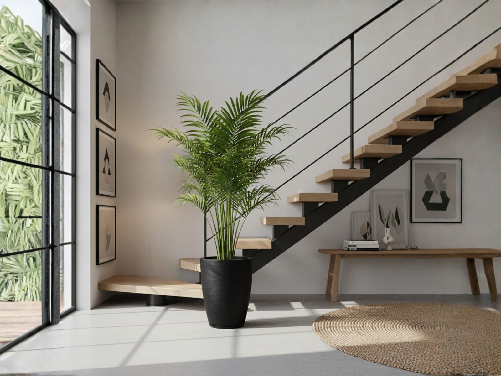 Maceta Amsterda Graffiato C/Negro Floridis