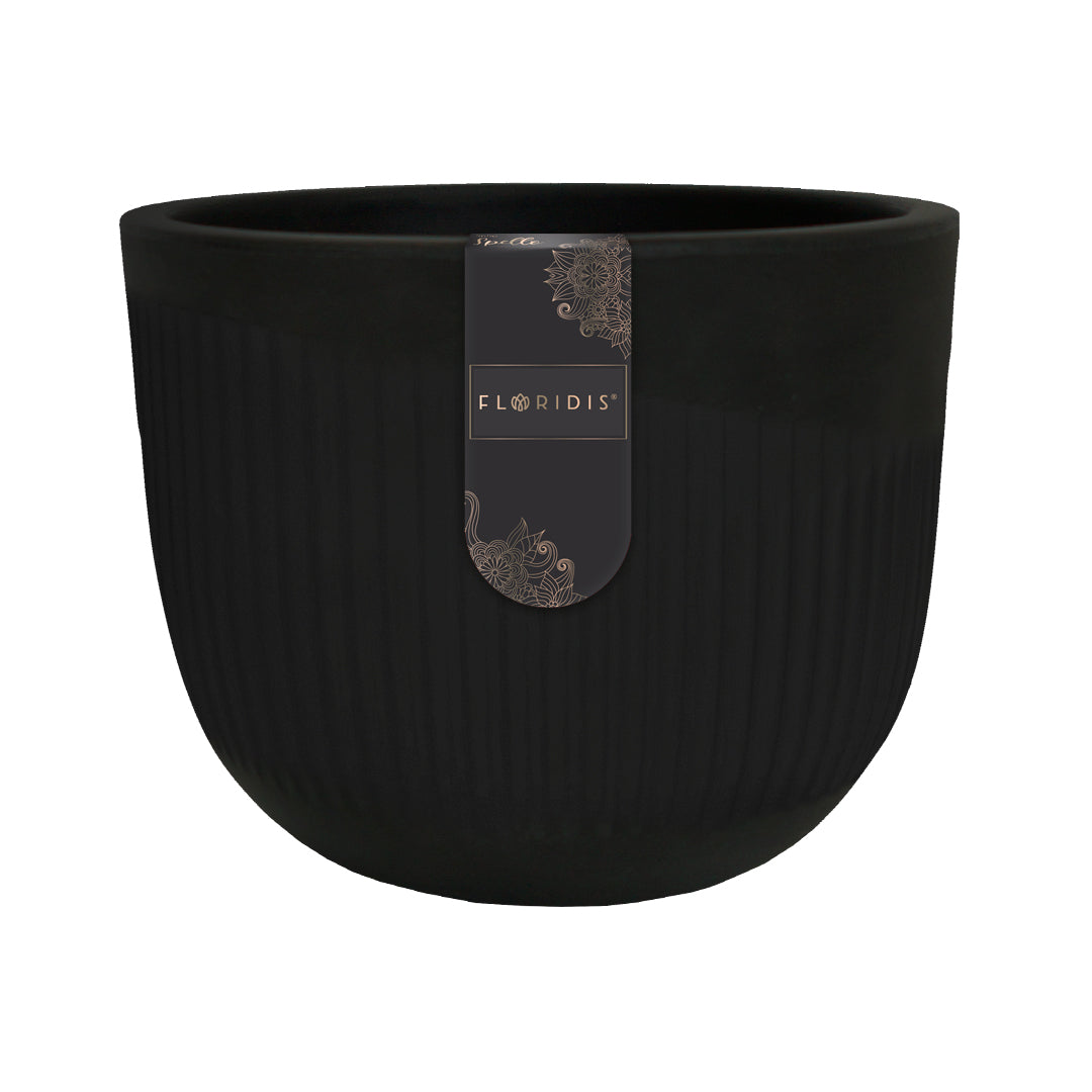 Cachepot Spello Pilastri C/Negro Floridis