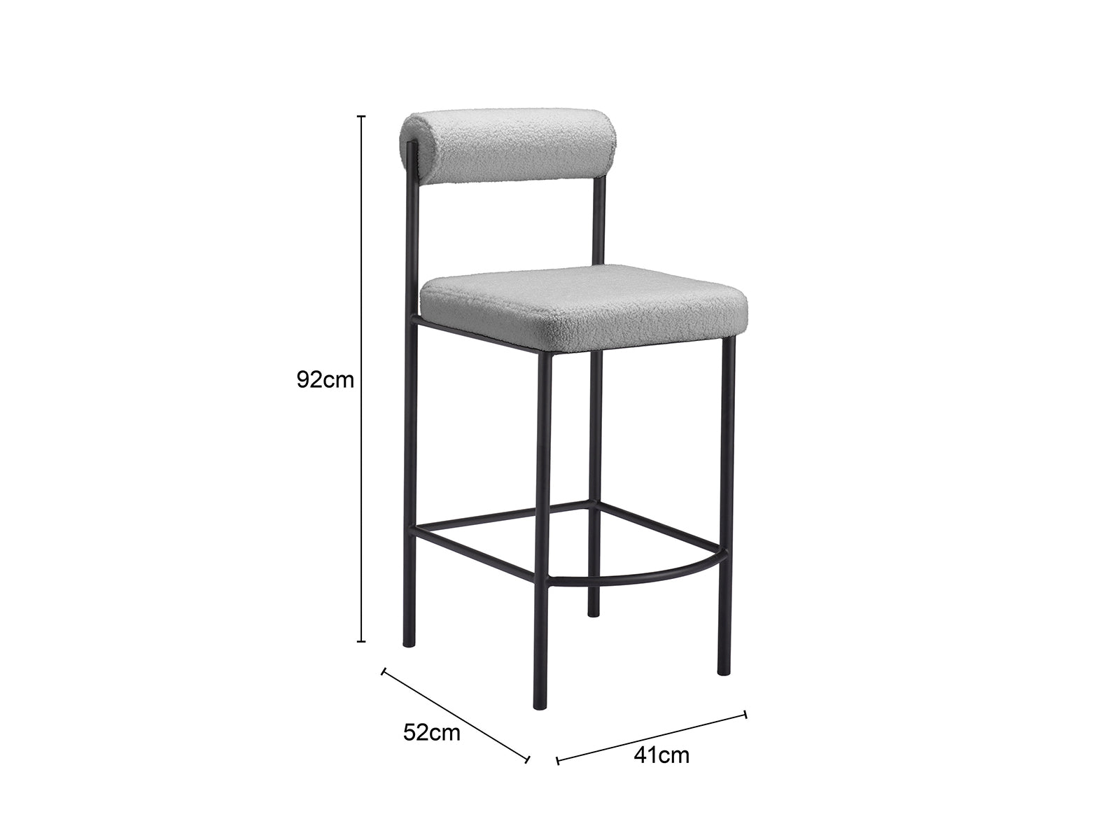 Taburete Cocina Livorno #Color_LightGrey"110706"