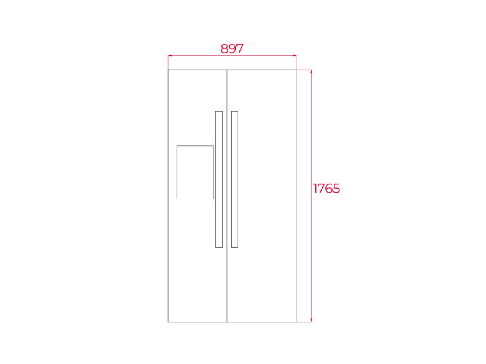 Refrigeradora Side By Side SBS RLF 74920 Teka