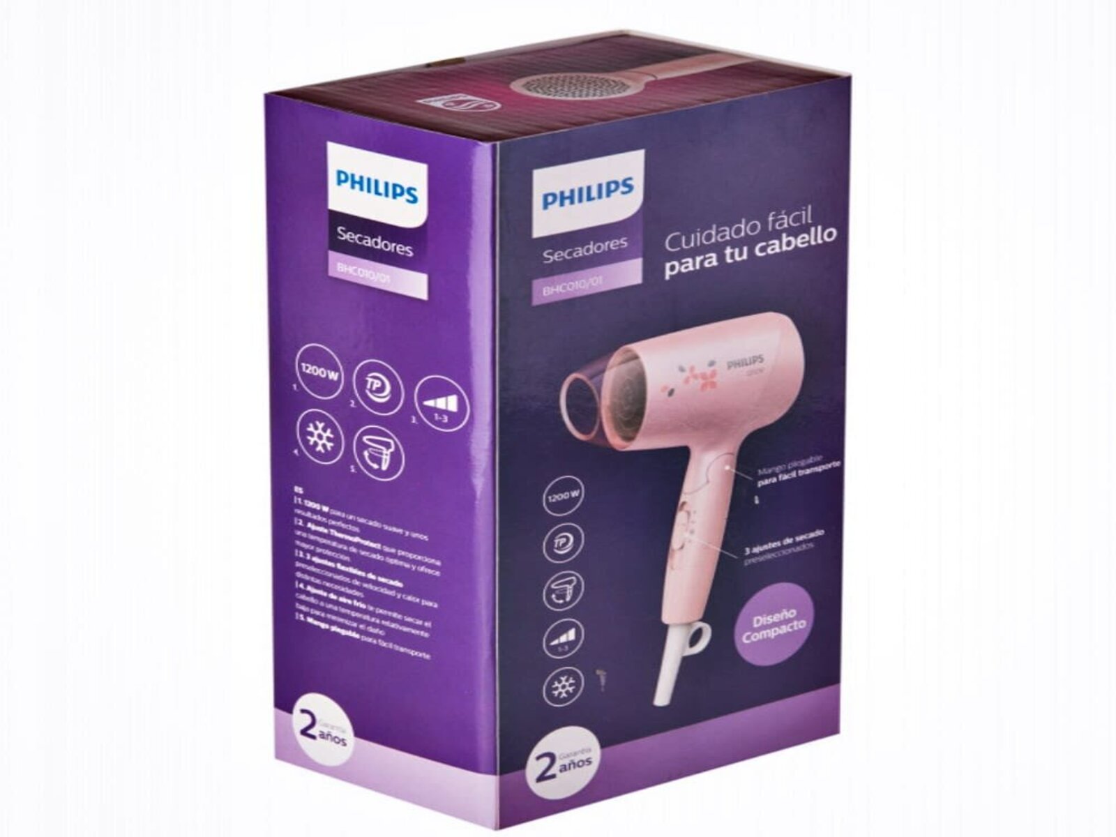 Secador de Cabello Plegable Philips