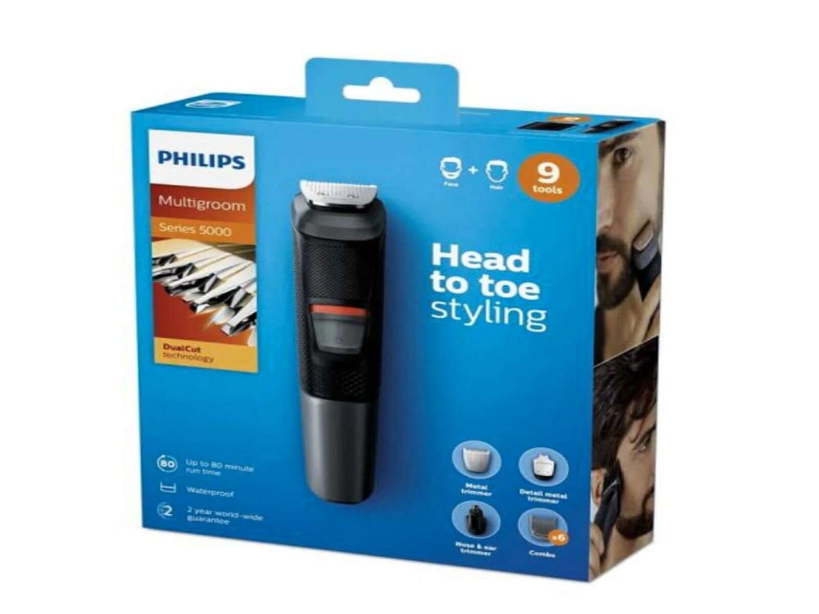 Set de Arreglo de Barba 9 Accesorios Philips