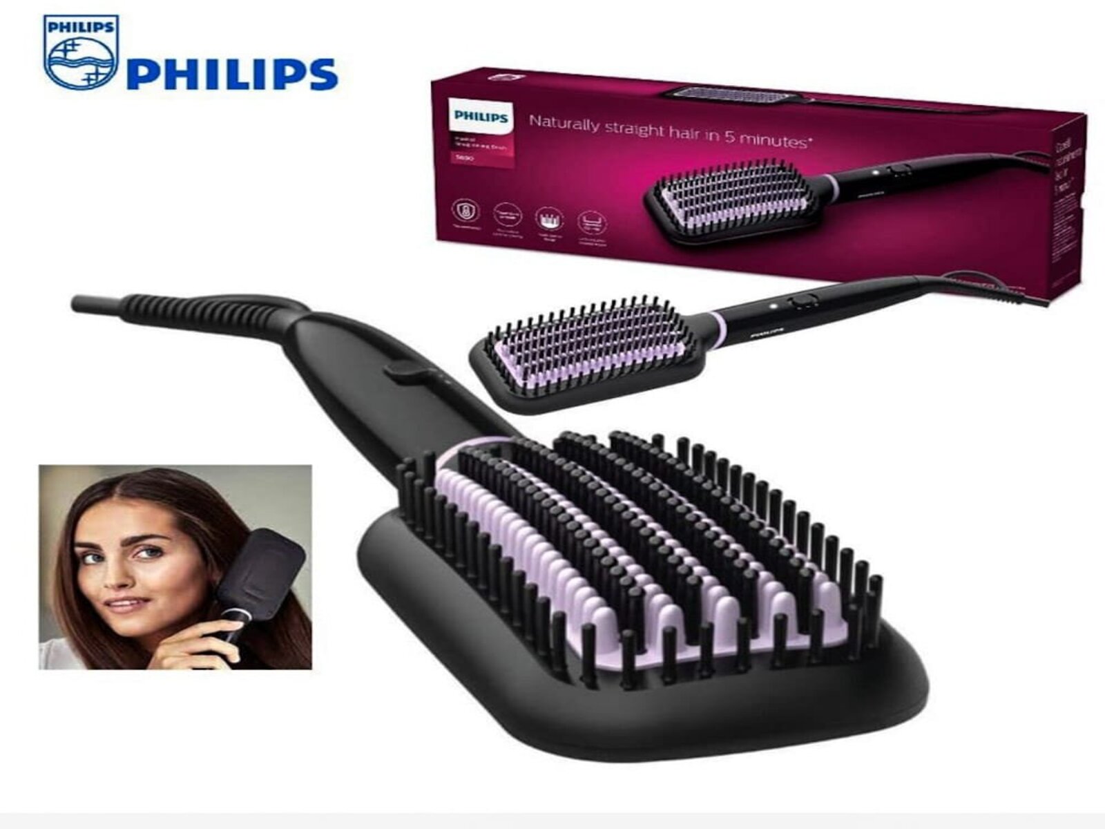 Cepillo Alisador Philips