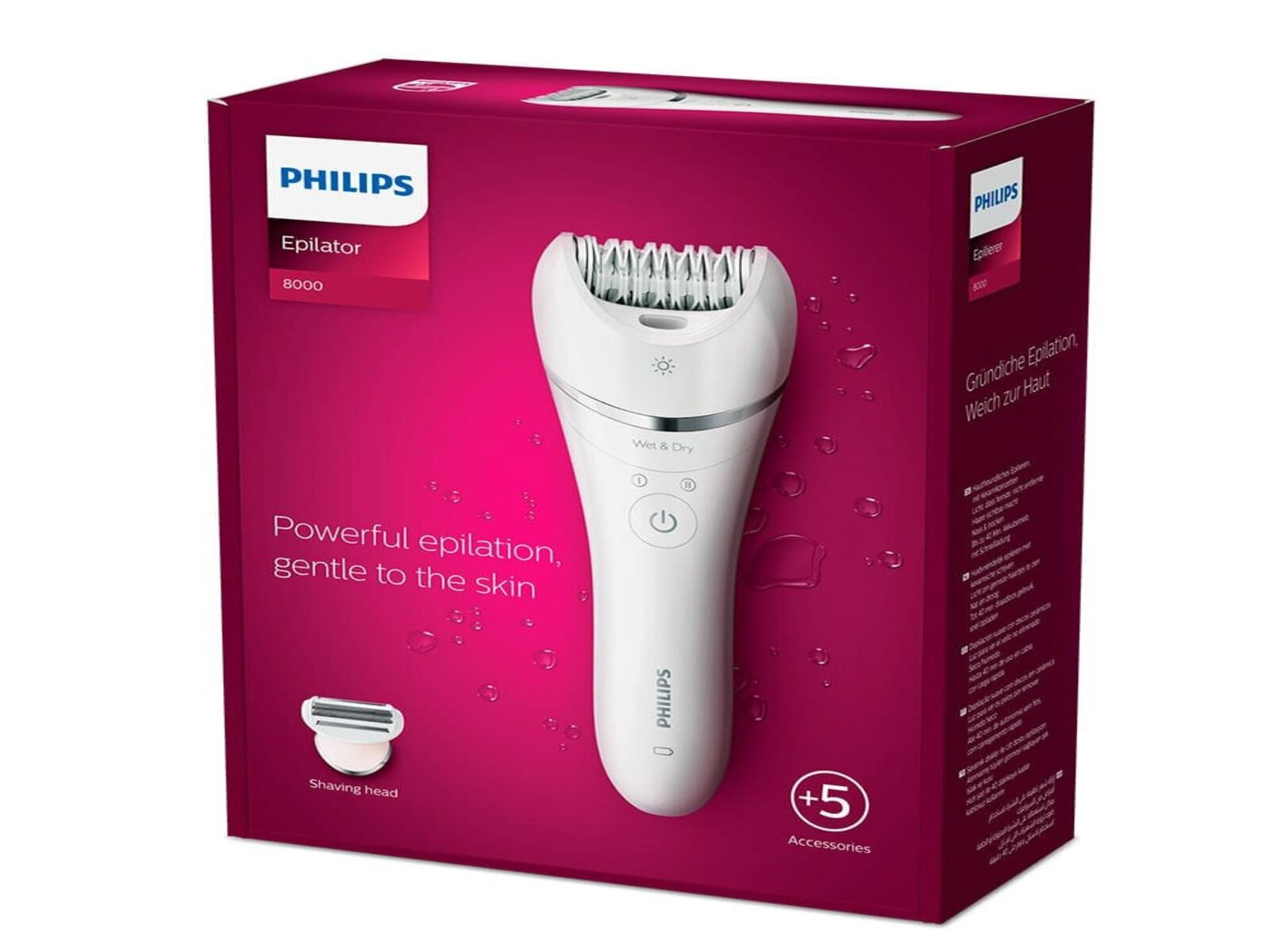 Depiladora Satinelle 5 Accesorios Philips