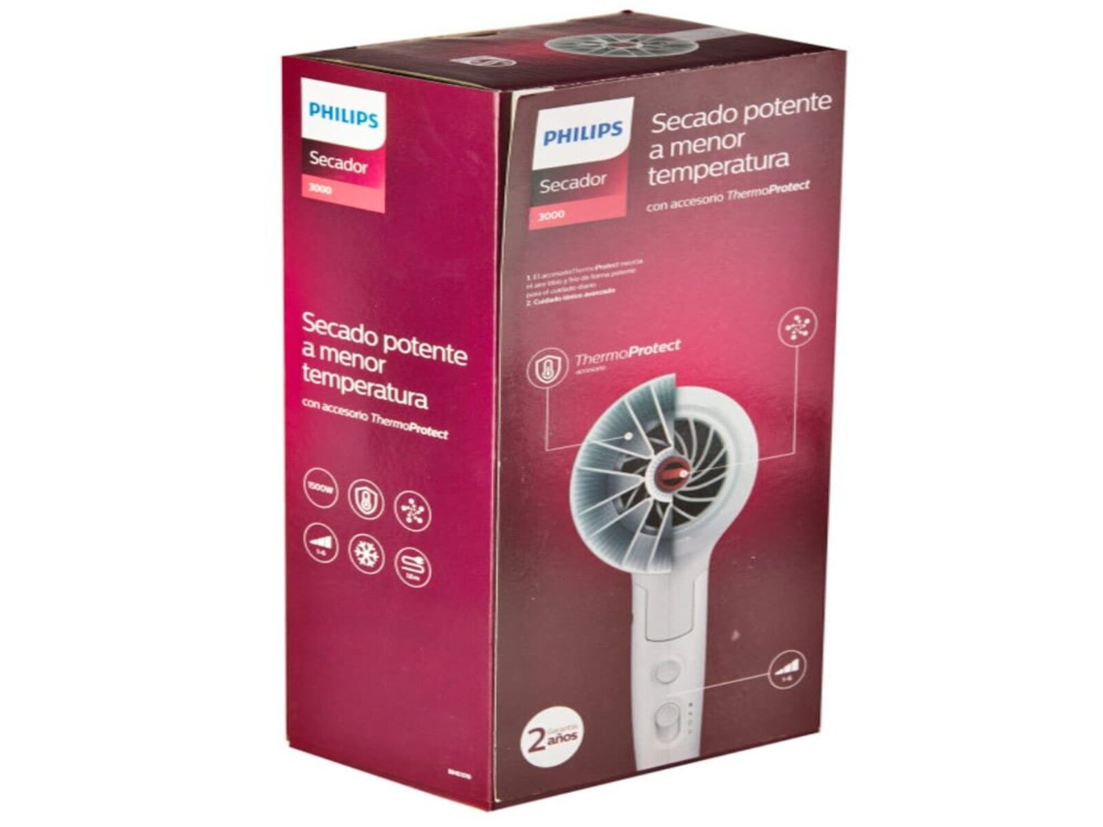 Secador de Cabello 6 Velocidades Philips