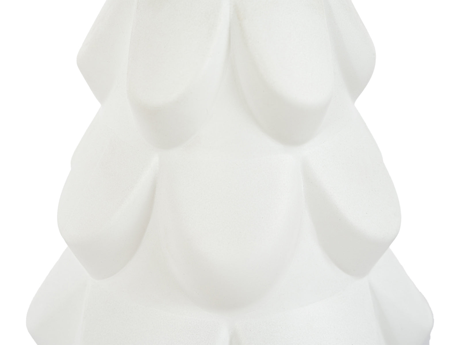 Figura Arbol de Navidad Vidrio Blanco