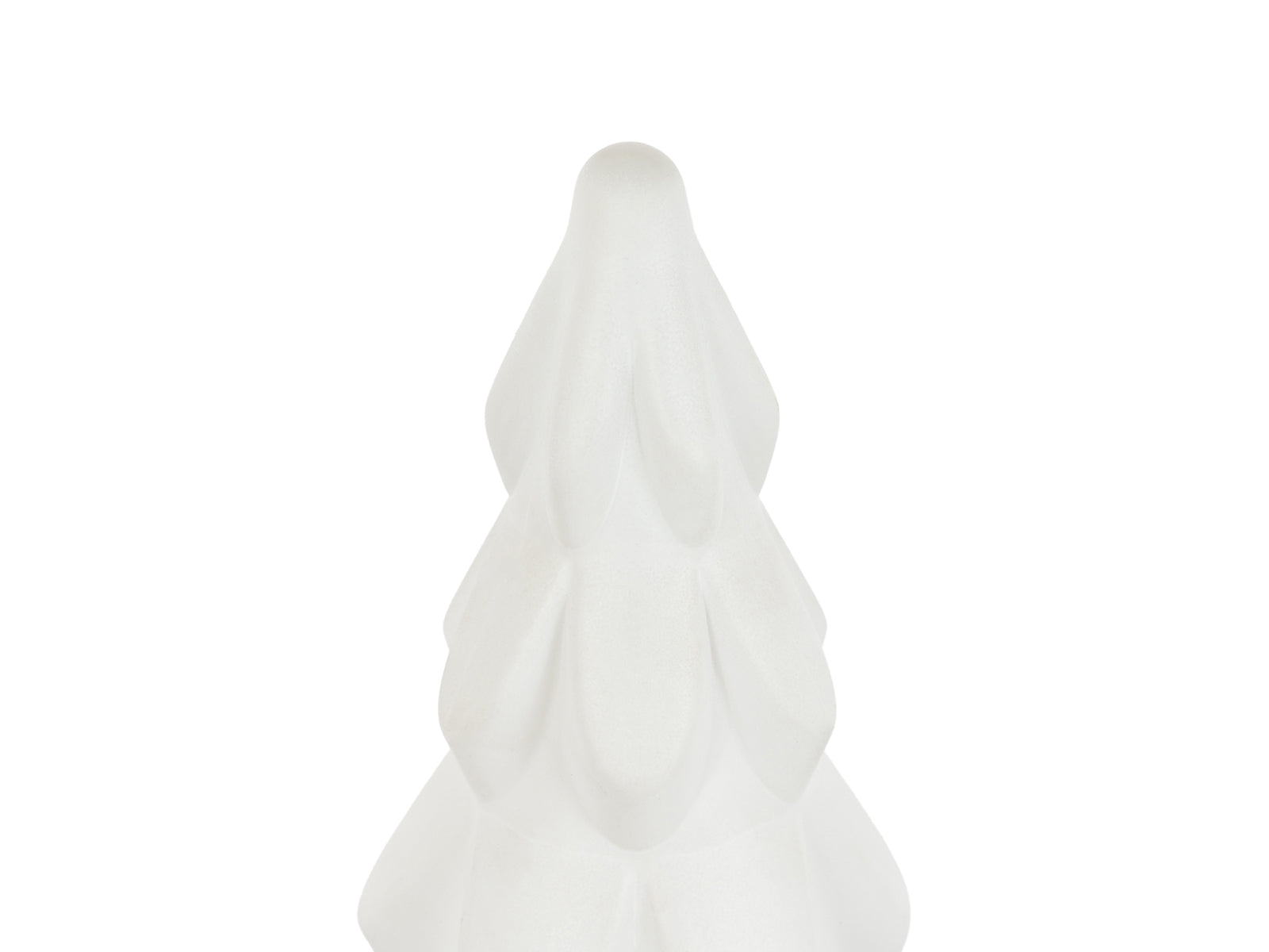 Figura Arbol de Navidad Vidrio Blanco