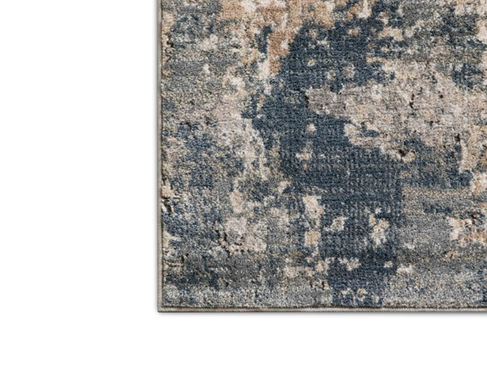 Alfombra de lana SUPERIOR Piemonte color Rosetón beige / azul oscuro beige  200x300 cm