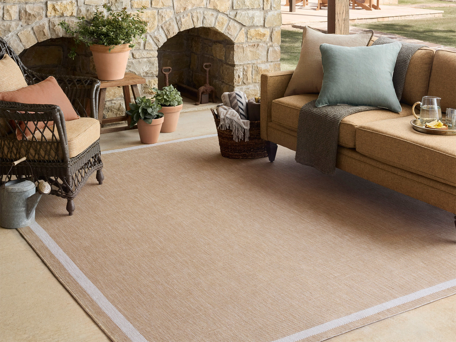 Alfombra Outdoor Terrasse Wheat Ivory