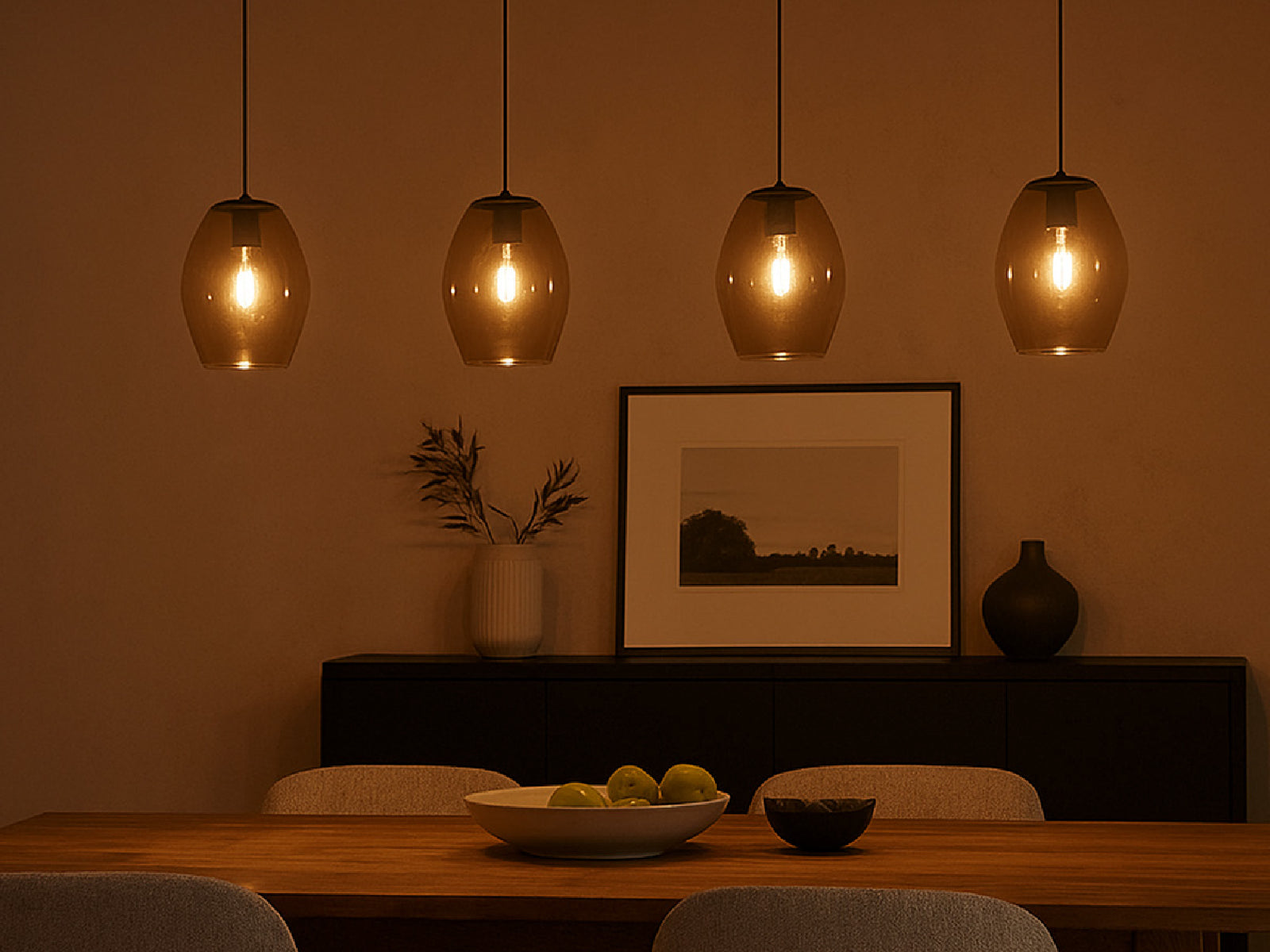 Lampara de Techo Cuadruple Estanys