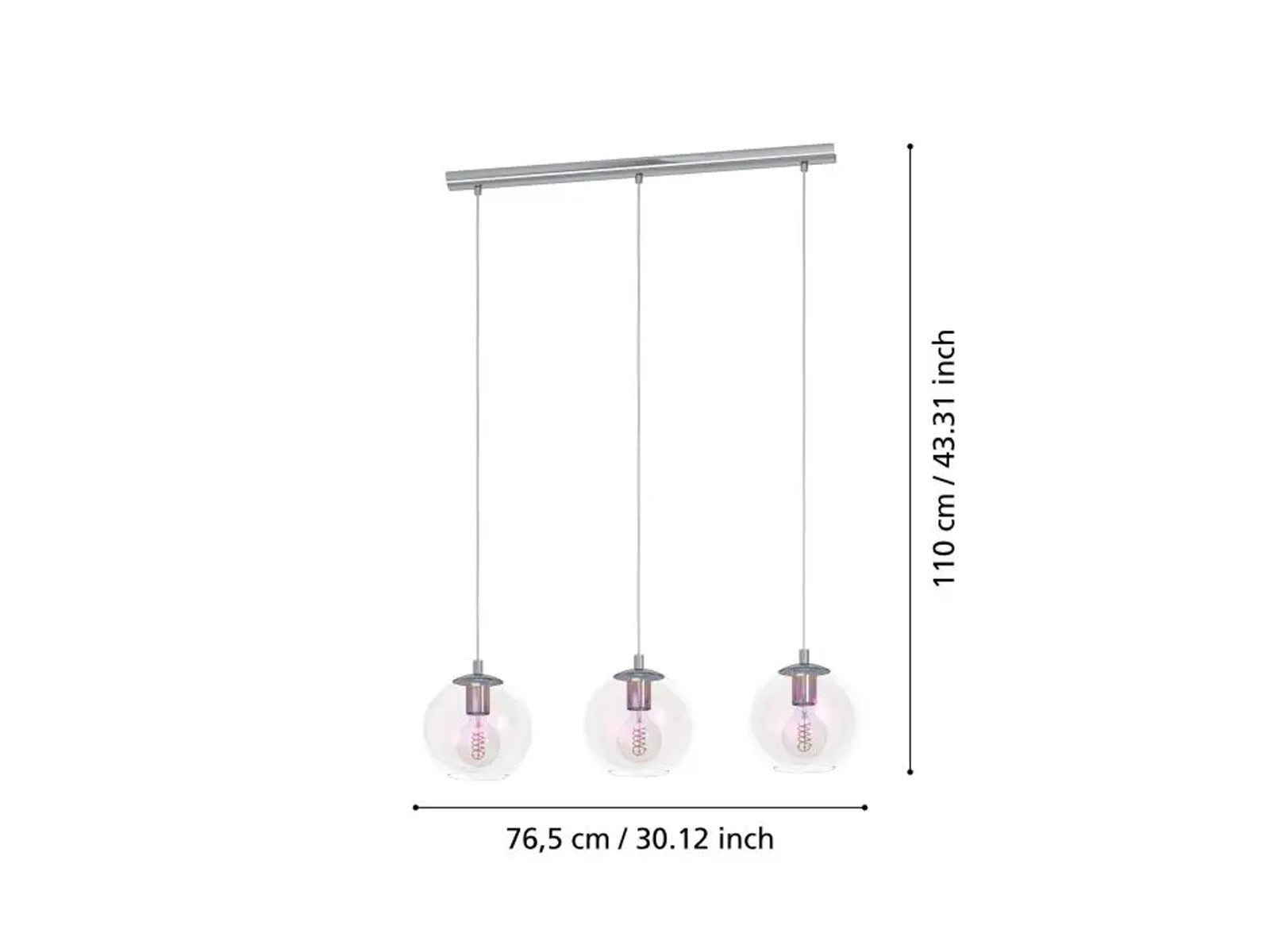 Lampara de Techo Triple Ariscani Eglo