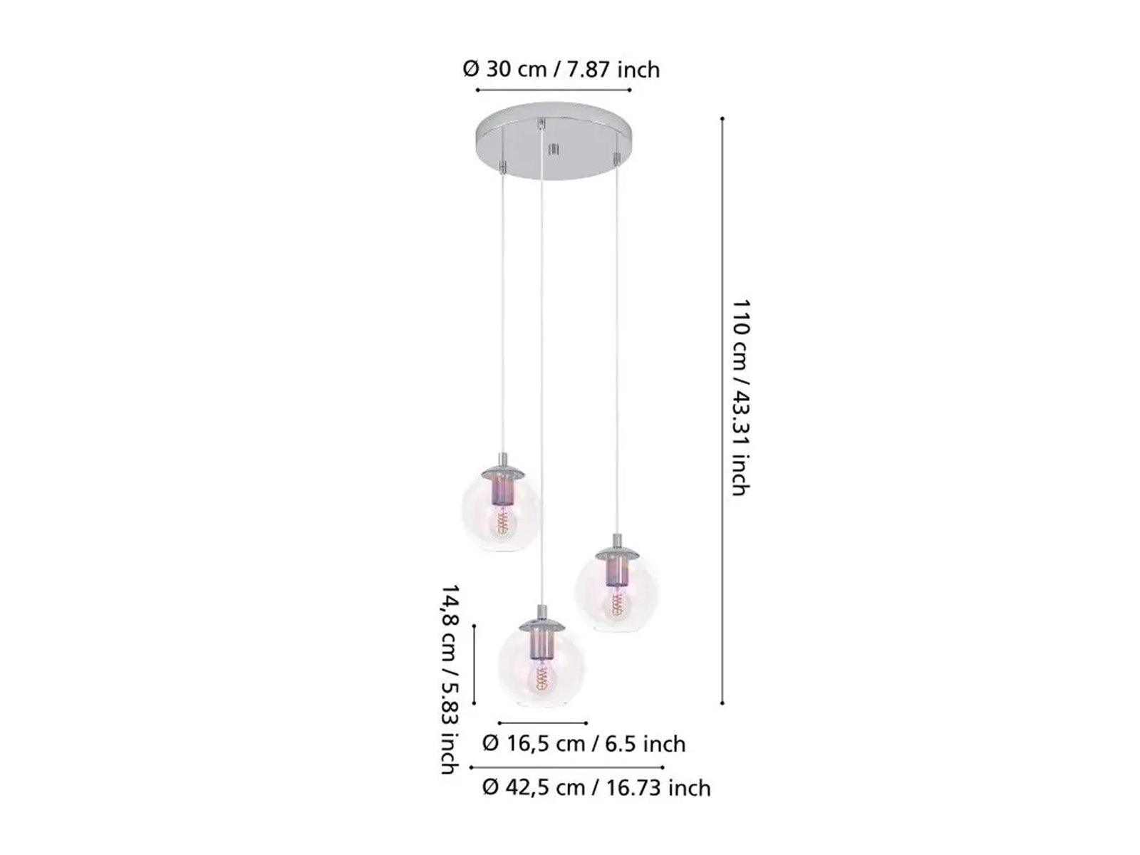 Lampara de Techo Asimetrica Ariscani