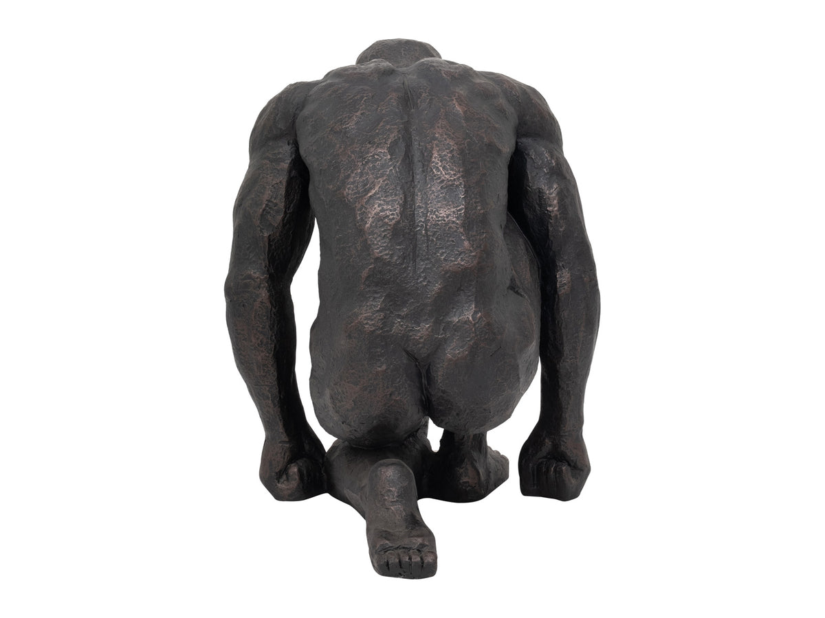 Figura Hombre Arrodillado Resina