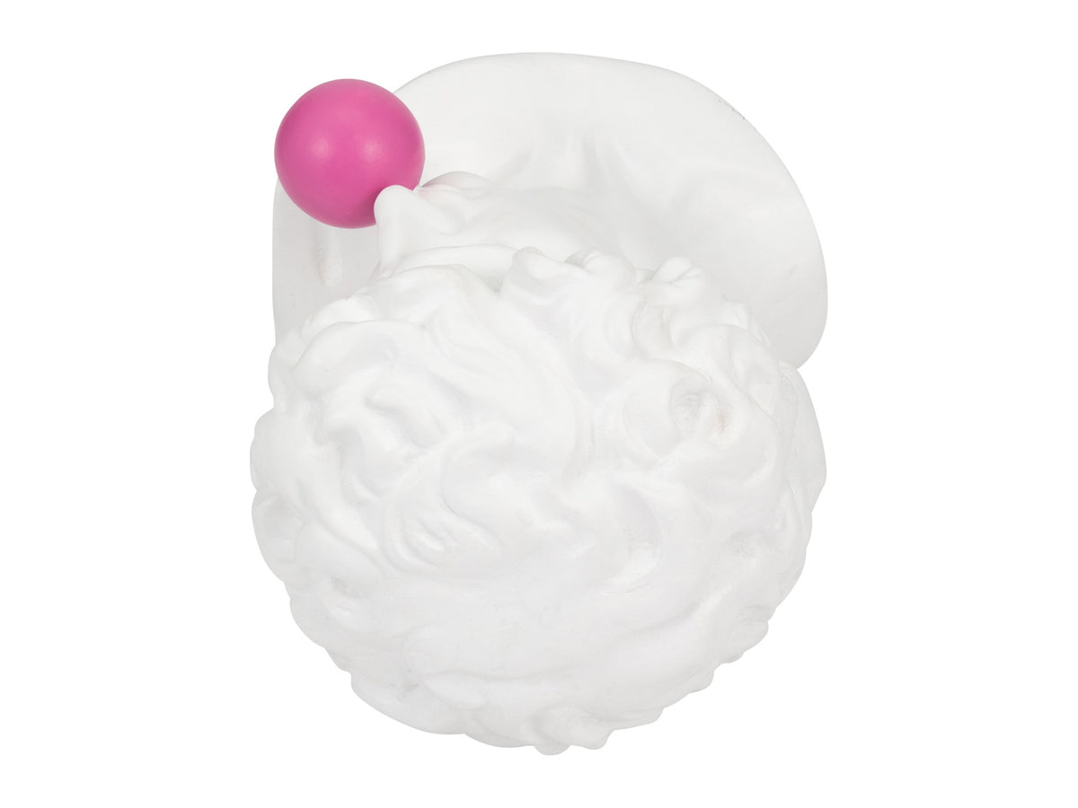 Cabeza Dios Griego con Goma Rosa