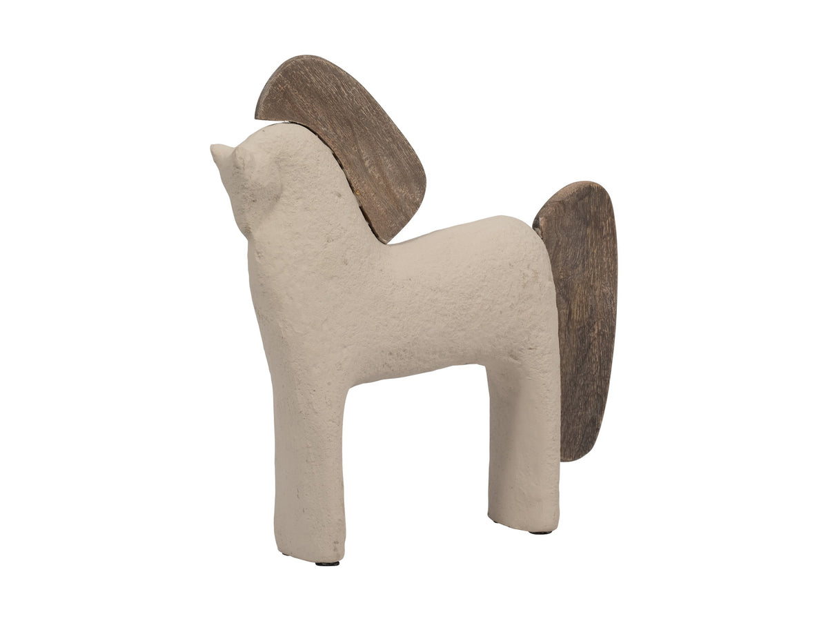 Figura Caballo Ecomix Marfil