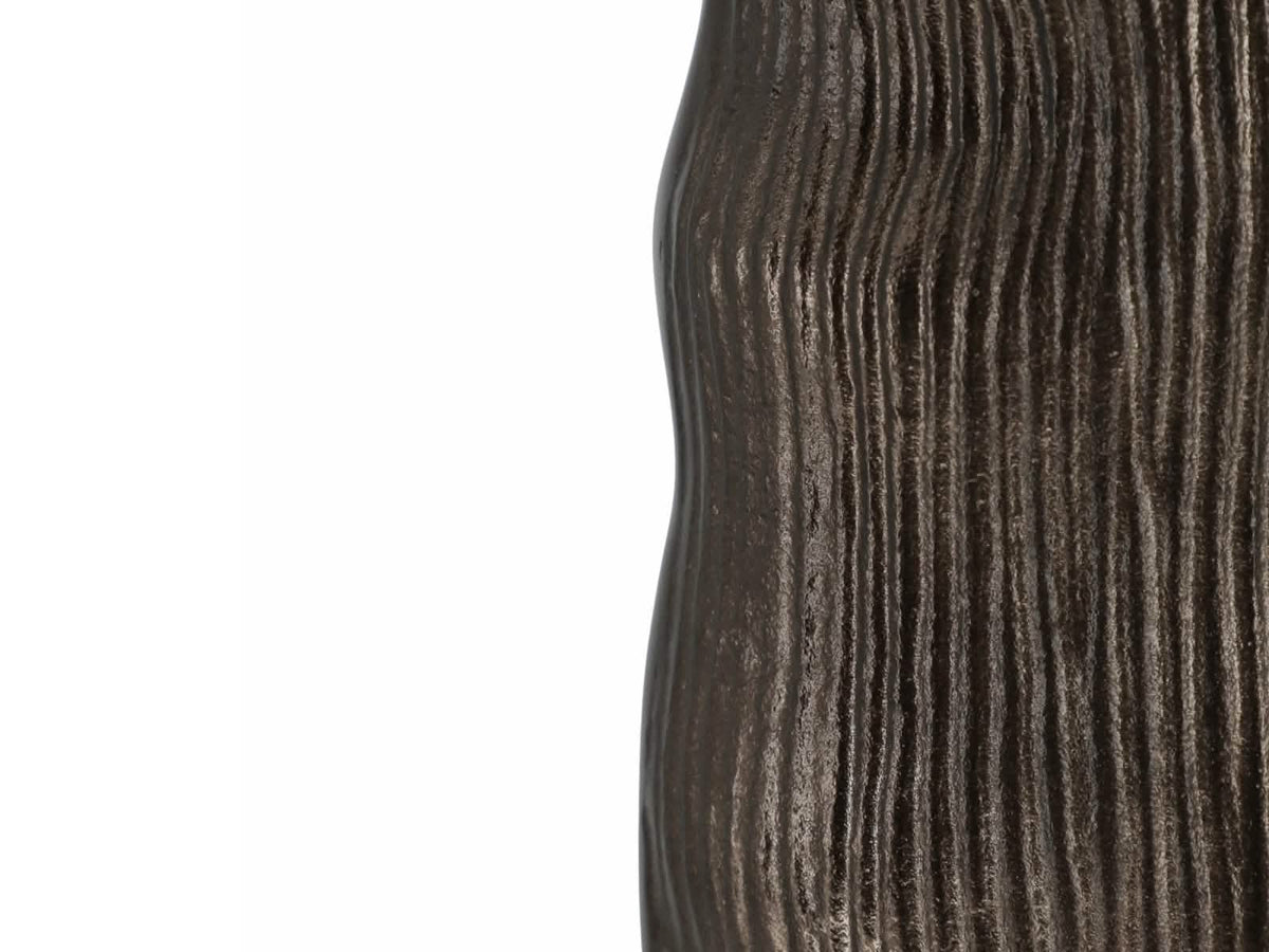 Jarrón Sitka Metal Bronce Grande