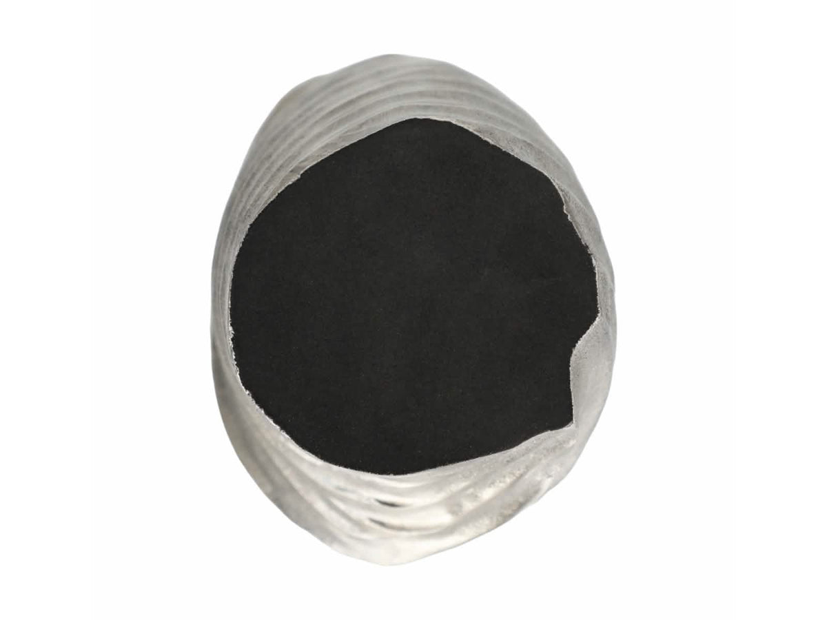 Jarrón Wasilla 16" Plateado