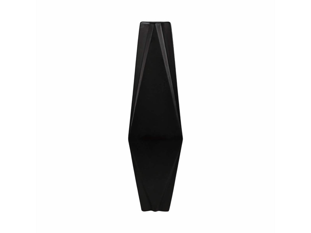 Jarrón Bonney 26" Cerámica Negro