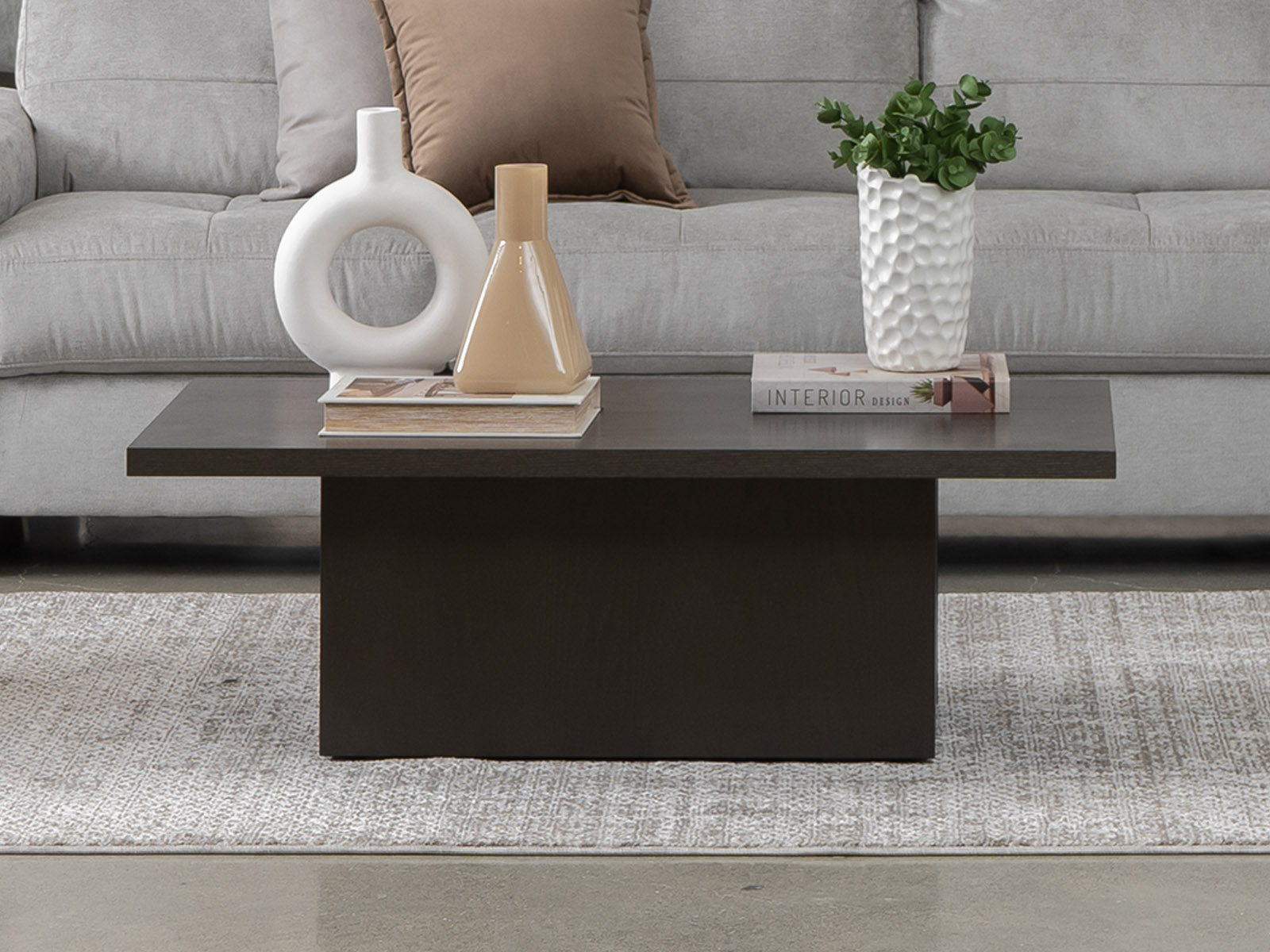 Mesa de Centro Dillon Rectangular Taupe