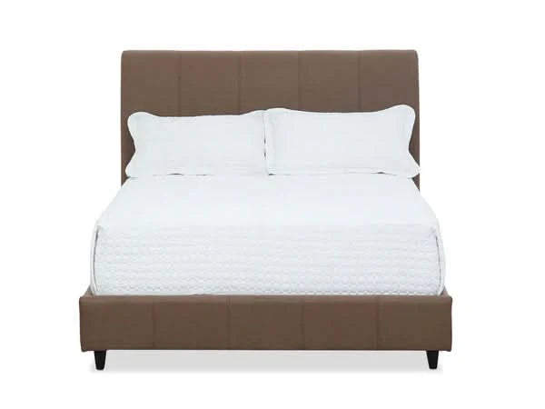 Set Cama Messina Caramelo + Colchon Ijoy Queen