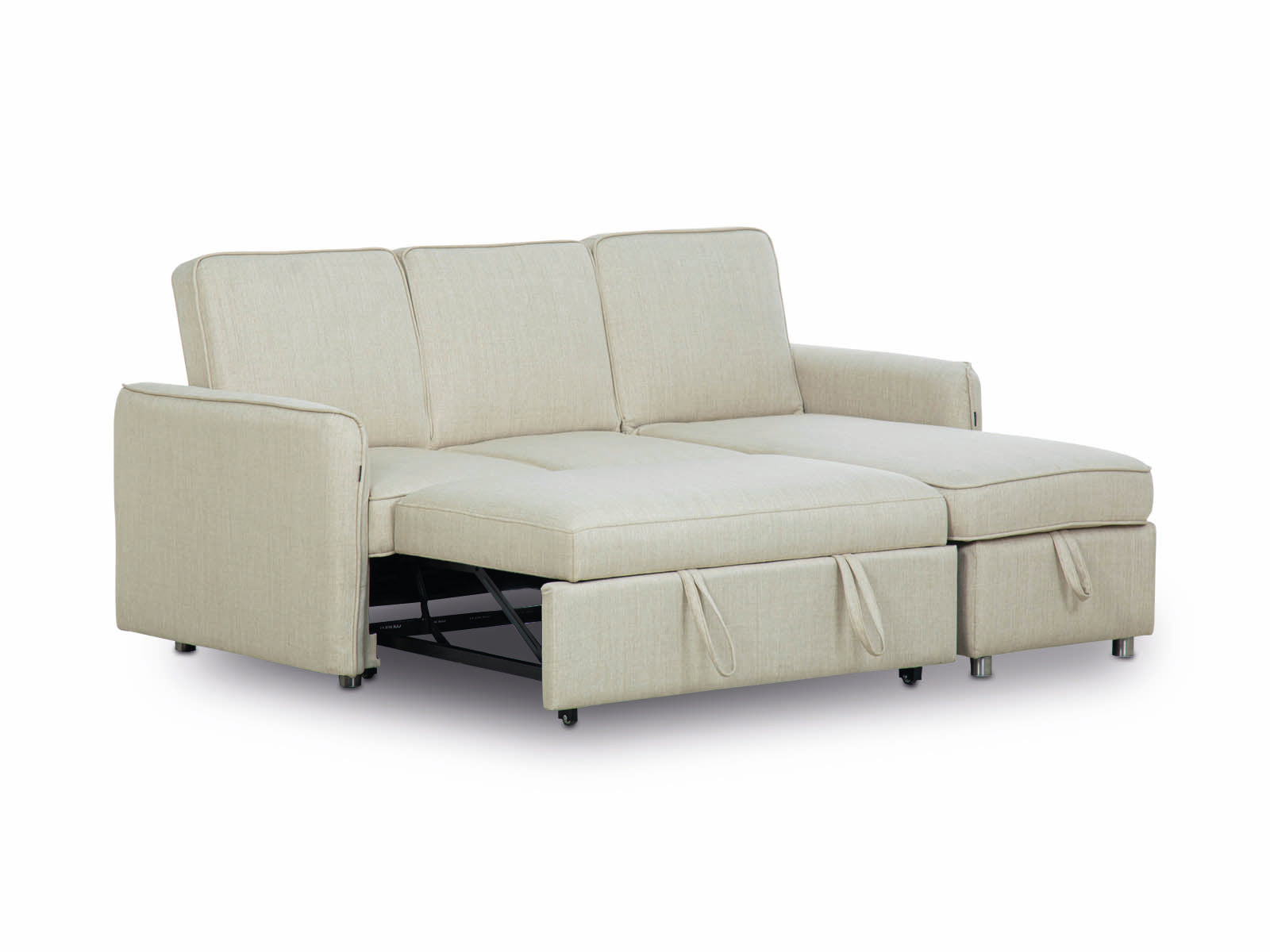 Sala Modular Sofa Cama Charlie #Color_Beige"T42100"