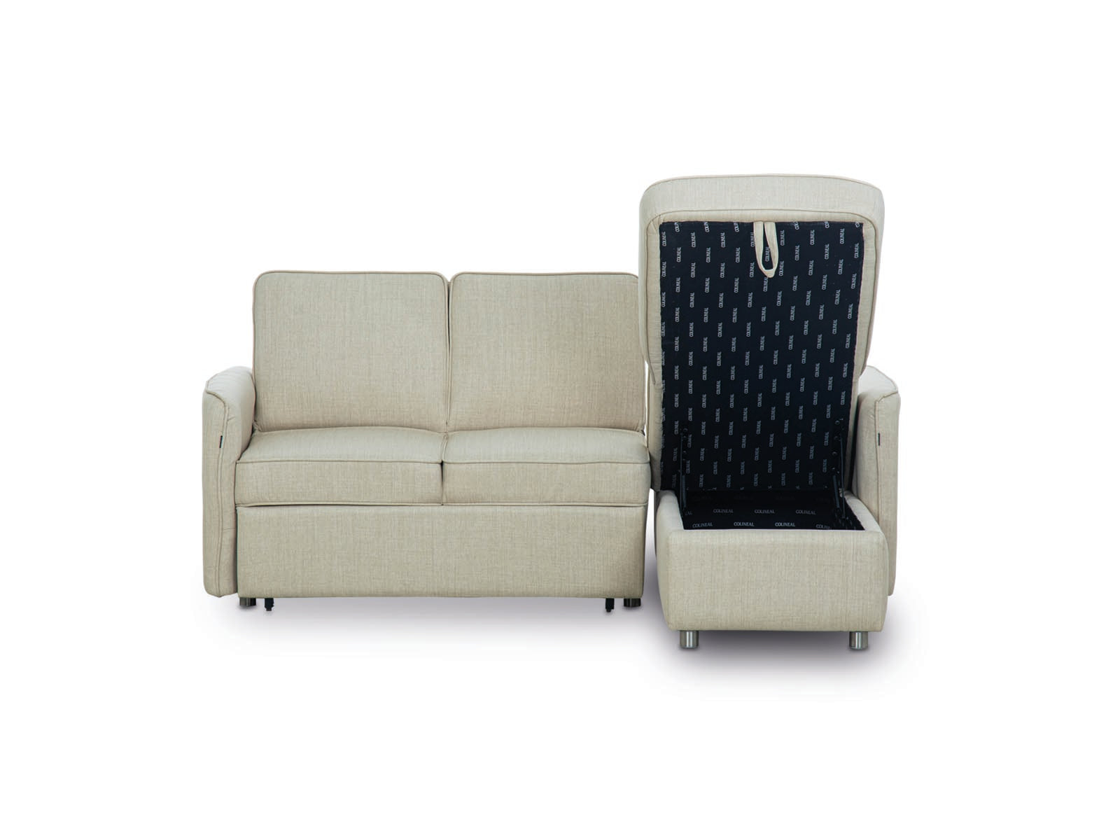 Sala Modular Sofa Cama Charlie #Color_Beige"T42100"