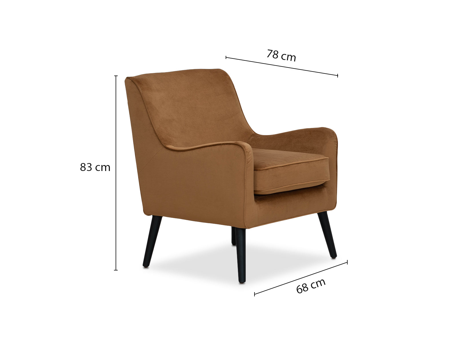 Sillon Auxiliar Nook Ink #Color_SaddleBrown"T3623"