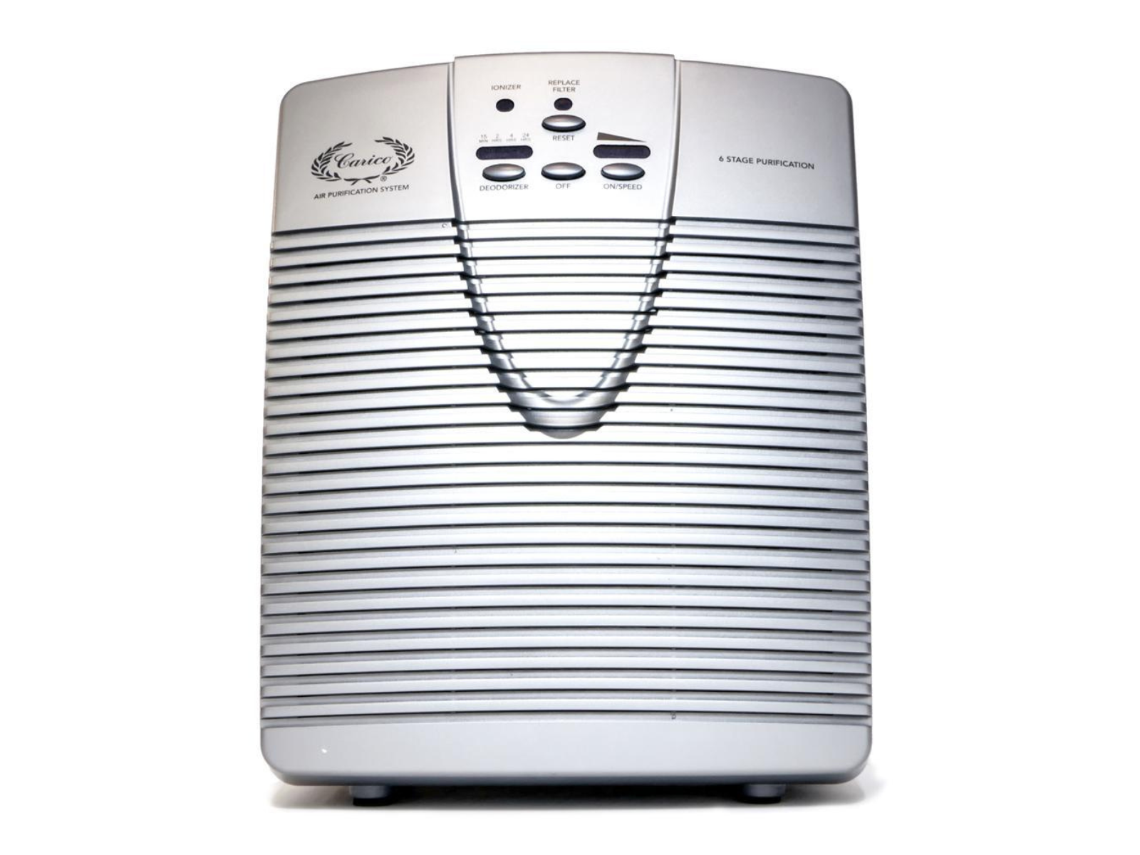 Purificador de Aire Compacto Plateado Carico