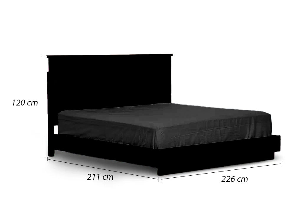 Cama Urbana Cenizo #Tamaño_King/3plz