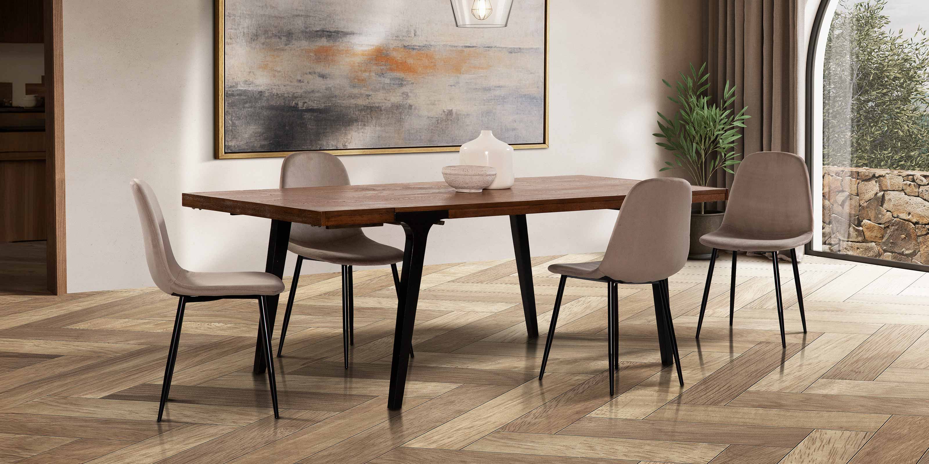 Comedor Niza + Silla Marie (Mesa + 6 sillas)