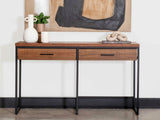 Consola Sute Metal Honey Wash-Negro